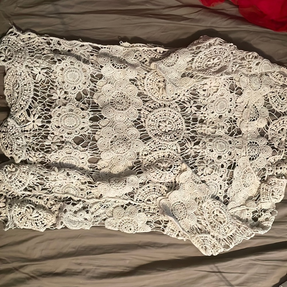 Cream Top or cover up